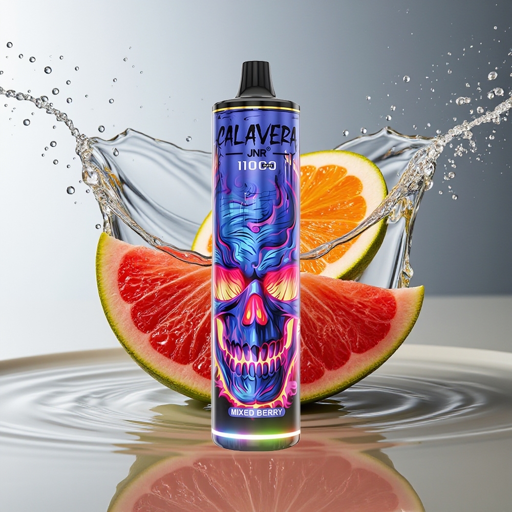 JNR Calavera 11000 Puffs Wegwerp Vape Gemengde Bes Type-C 850mAh 21ml 1.0ohm Mesh