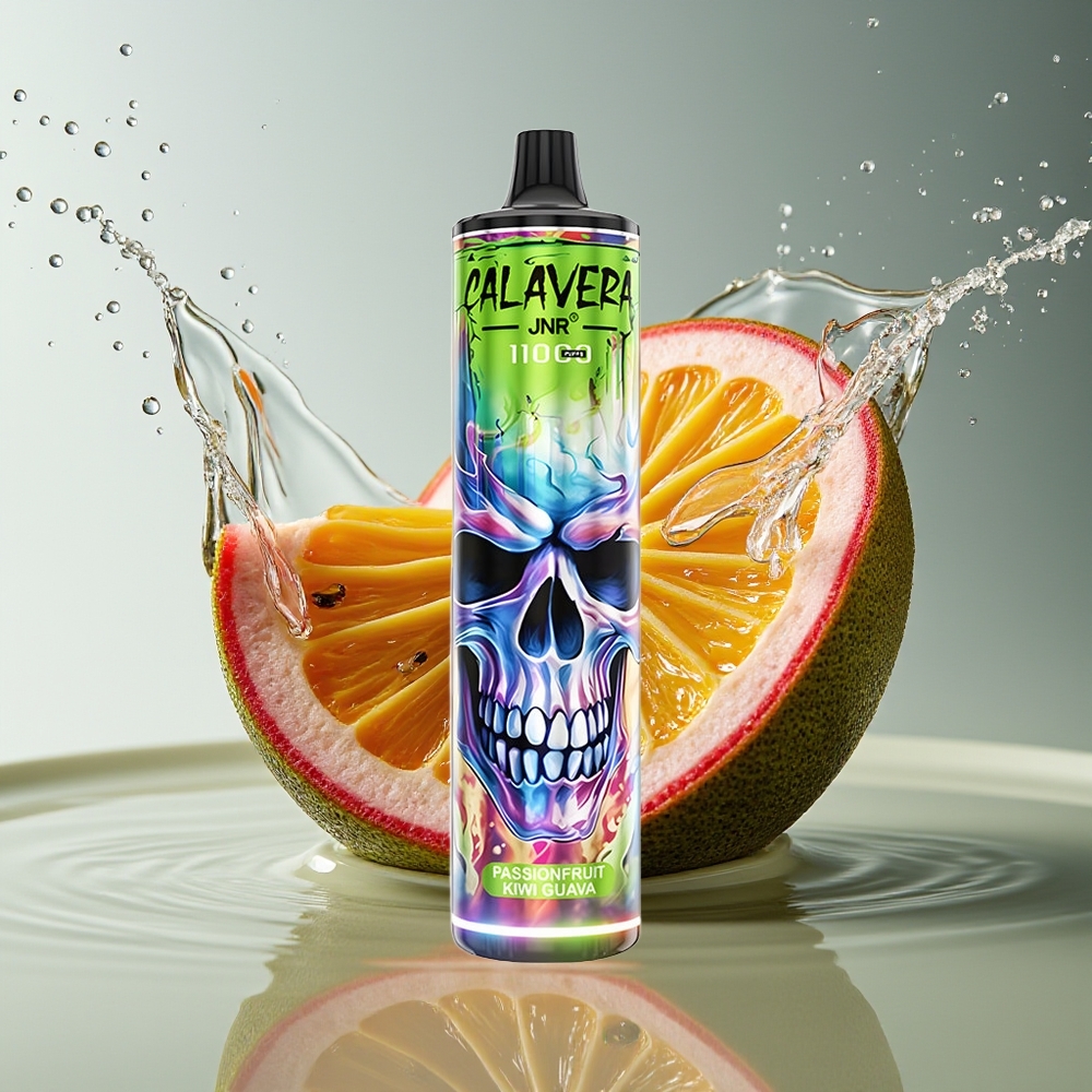 JNR Calavera 11000 Puffs Wegwerp Vape Passievrucht Kiwi Guave Type-C 850mAh 21ml 1.0ohm