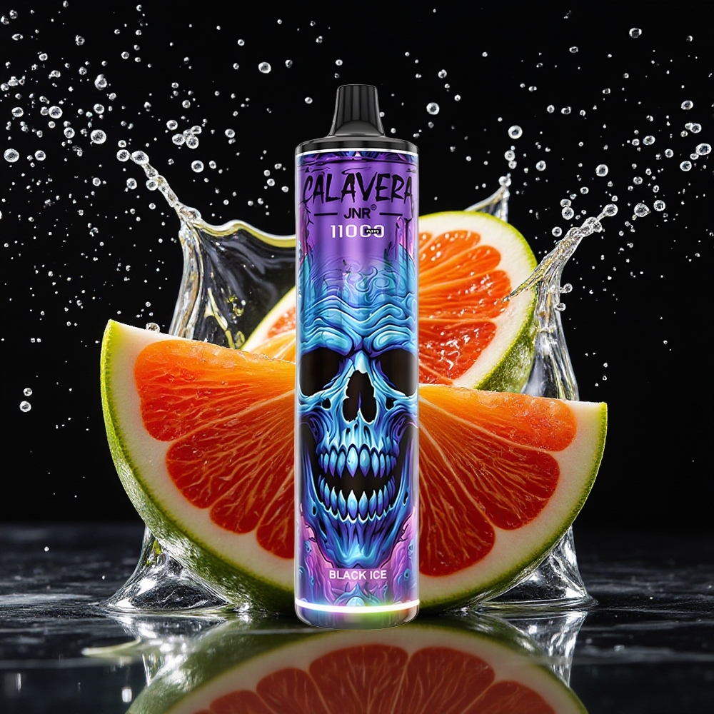 JNR Calavera 11000 Puffs Wegwerp Vape Zwart IJs Type-C 850mAh 21ml 1.0ohm