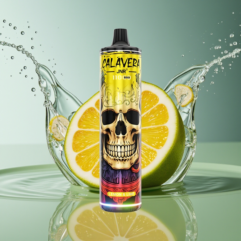 JNR Calavera 11000 Puffs Wegwerpsigaret Citroen & Limoen Type-C 850mAh 21ml 1.0ohm