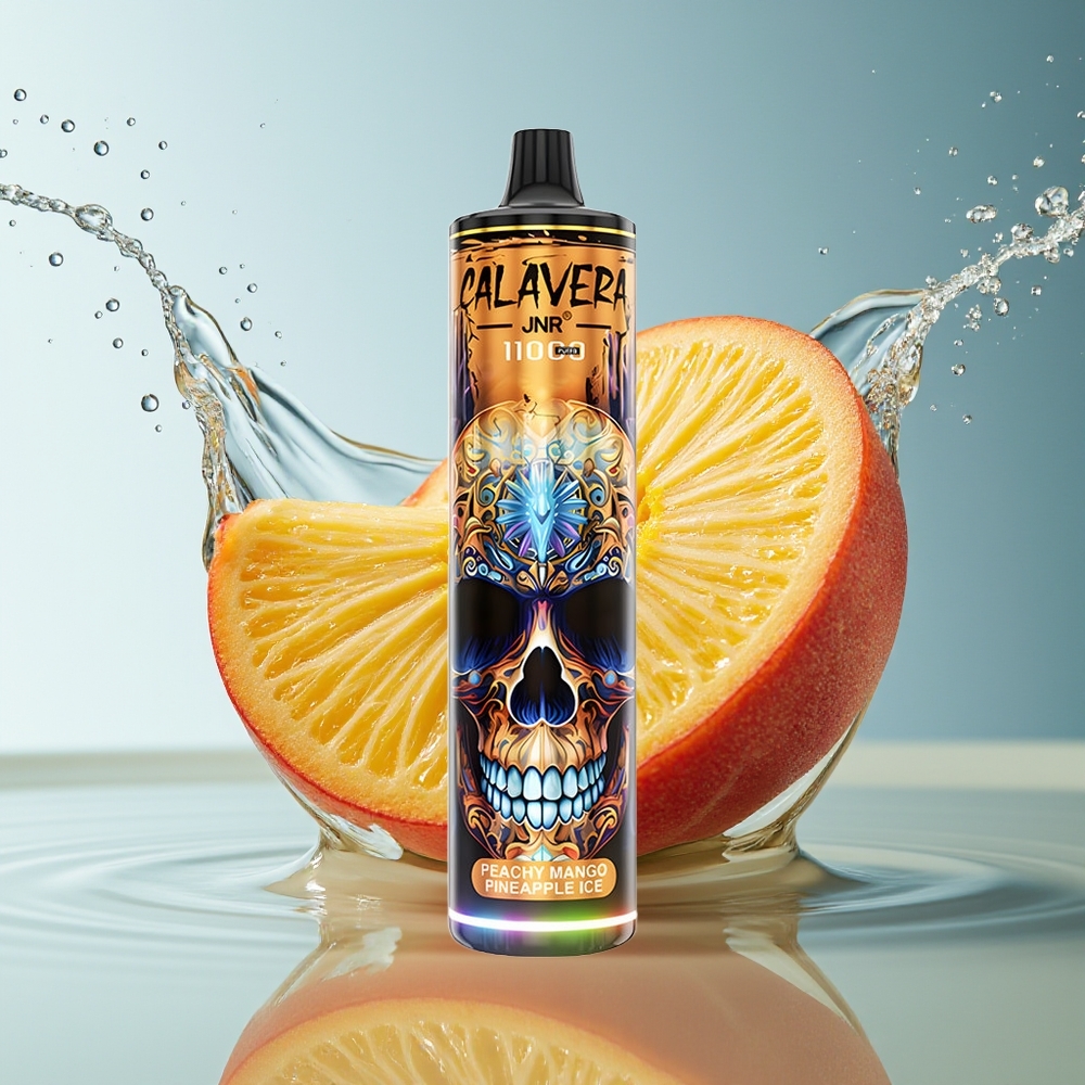 JNR Calavera 11000 Puffs Wegwerpsigaret Perzik Mango Ananas IJs Type-C 850mAh 21ml 1.0ohm
