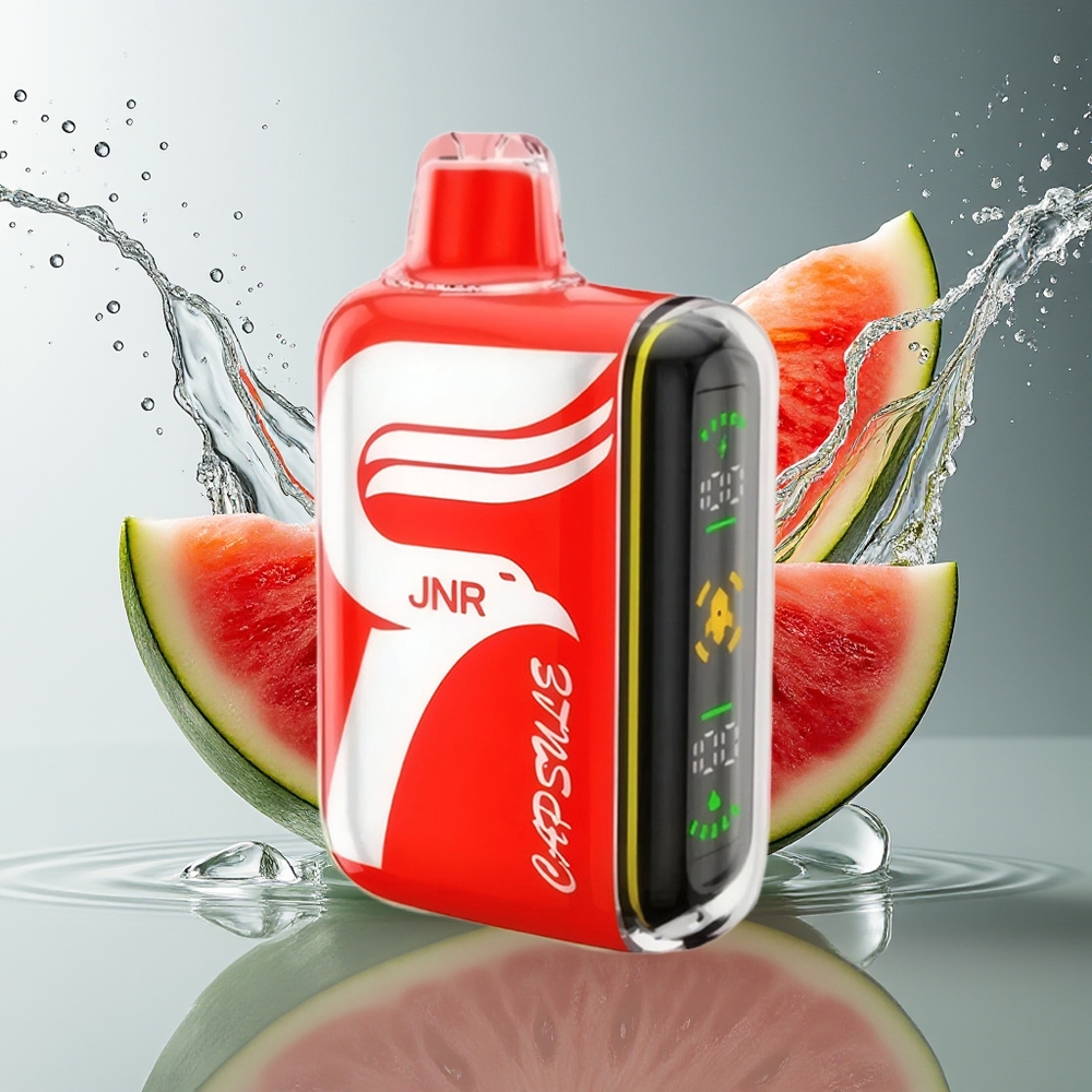 JNR Capsule 15000 Puffs Watermeloen IJs Dubbele Mesh Oplaadsnelheid Boost LED