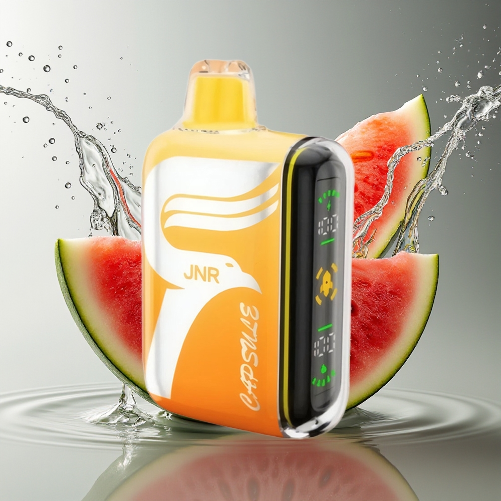 JNR Capsule 15000 Puffs Watermelon Perzik Dubbele Mesh Oplaadsnelheid Boost Modus