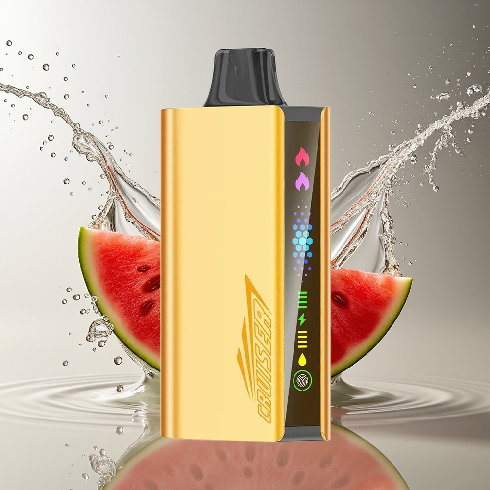 JNR Cruiser 12000 Puffs Aardbei Kokosnoot Watermeloen Metalen Dual Mesh Oplaadbare Vape