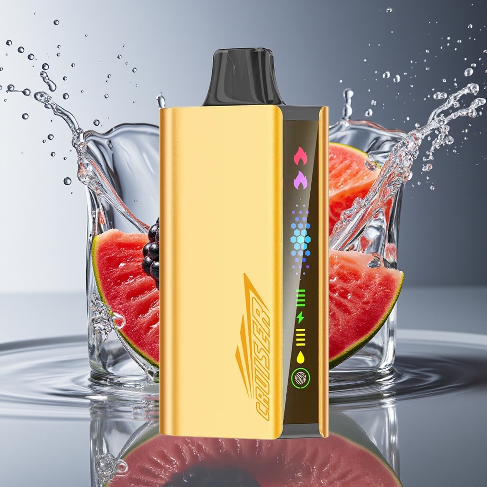 JNR Cruiser 12000 Puffs Braambes IJs No-Charge Wegwerp Vape 3500mAh Animation Screen Dual Mesh