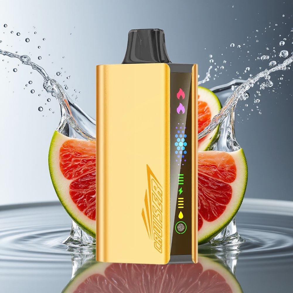 JNR Cruiser 12000 Puffs Druiven IJs No-Charge Wegwerp Vape 3500mAh Dual Mesh Coil
