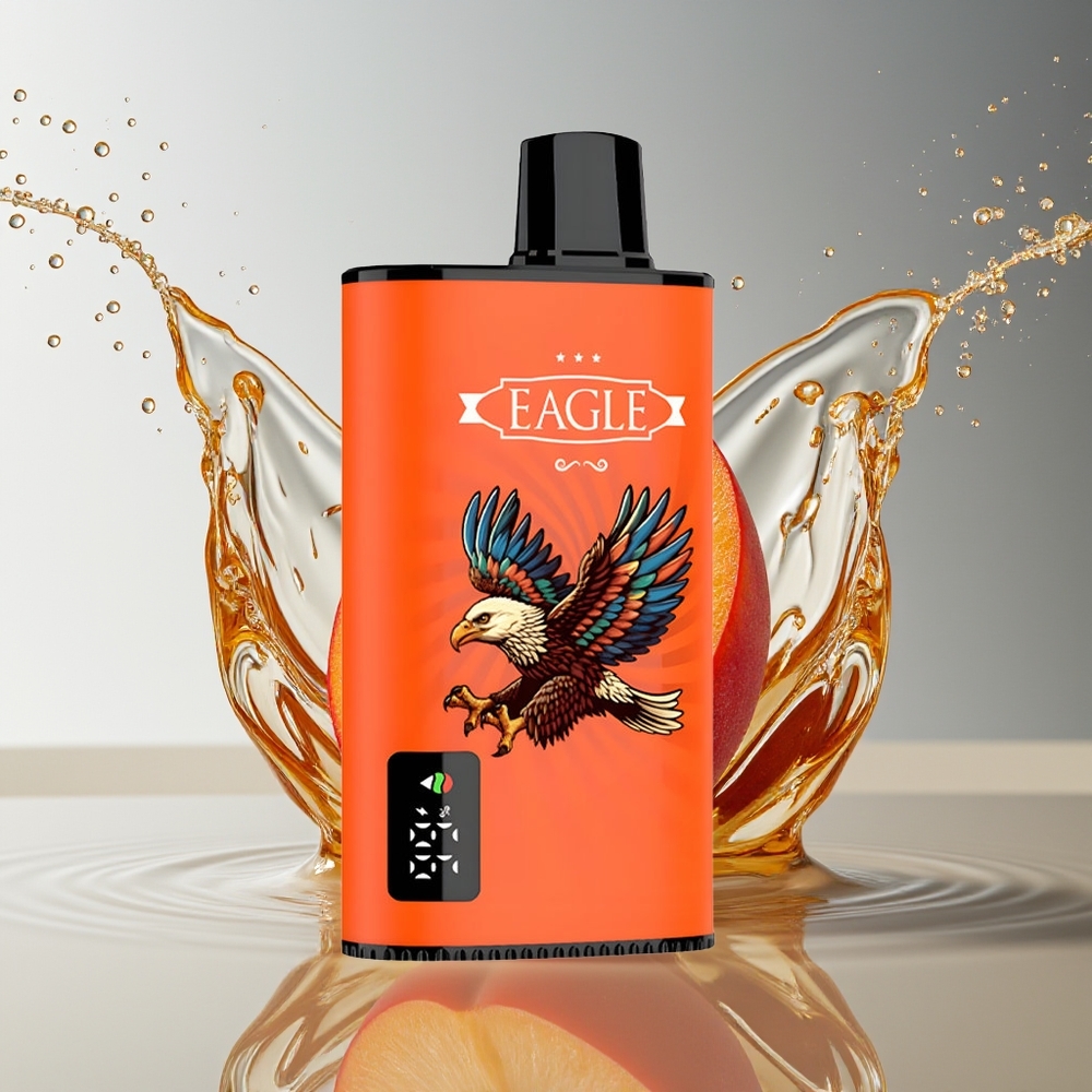 JNR EAGLE Smart 23000 Puffs Wegwerp Vape Sappige Perziken Digitaal Scherm 750mAh Mesh Coil