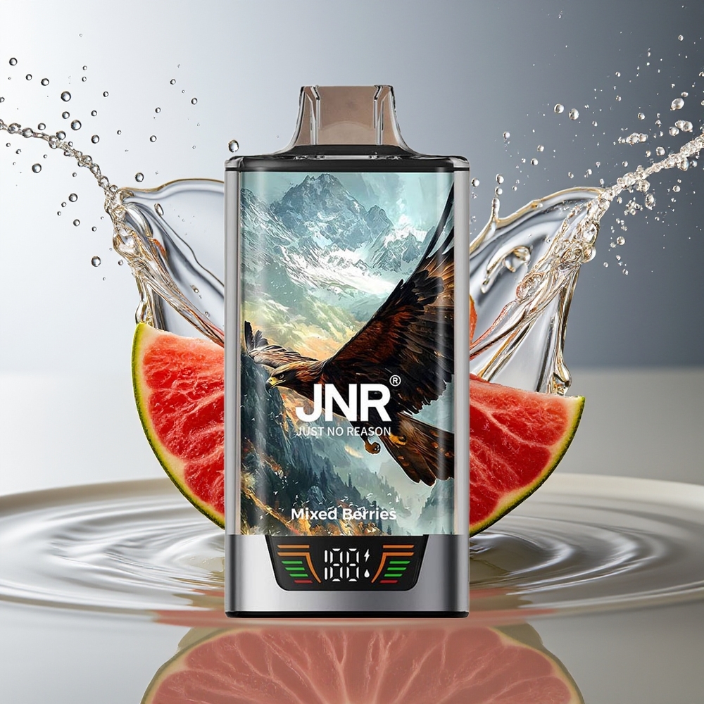 JNR Falcon Pro 28000 28000 Puffs Gemengde Bessen 30ml 950mAh Smart Display Dual Mesh