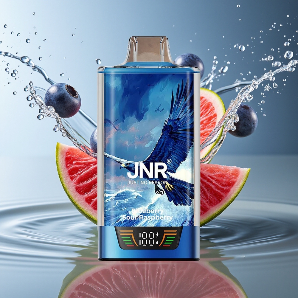 JNR Falcon Pro 28000 30ml 950mAh Blauwe Bes Zure Framboos Dual Mesh Smart Display