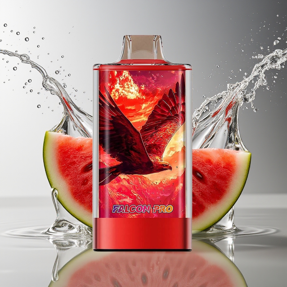 JNR Falcon Pro 28000 Aardbei Watermeloen Ijs 30ml 950mAh Dual Mesh Smart Display MTL