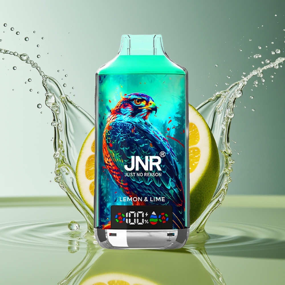 JNR Falcon X 18000 Puffs Citroen Limoen Dual Mesh Display Type-C 750mAh 24ml