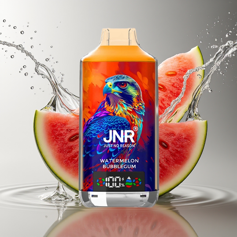 JNR Falcon X 18000 Puffs Watermeloen Bubblegum 750mAh 24ml Dual Mesh Type-C
