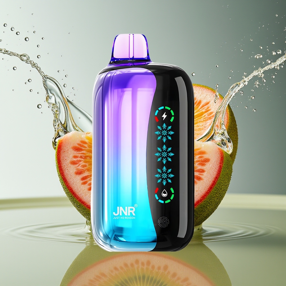 JNR Flex Ice 21000 Puffs Kiwi Passievrucht Guava Ice Aanpasbaar Dual Mesh Touchscreen
