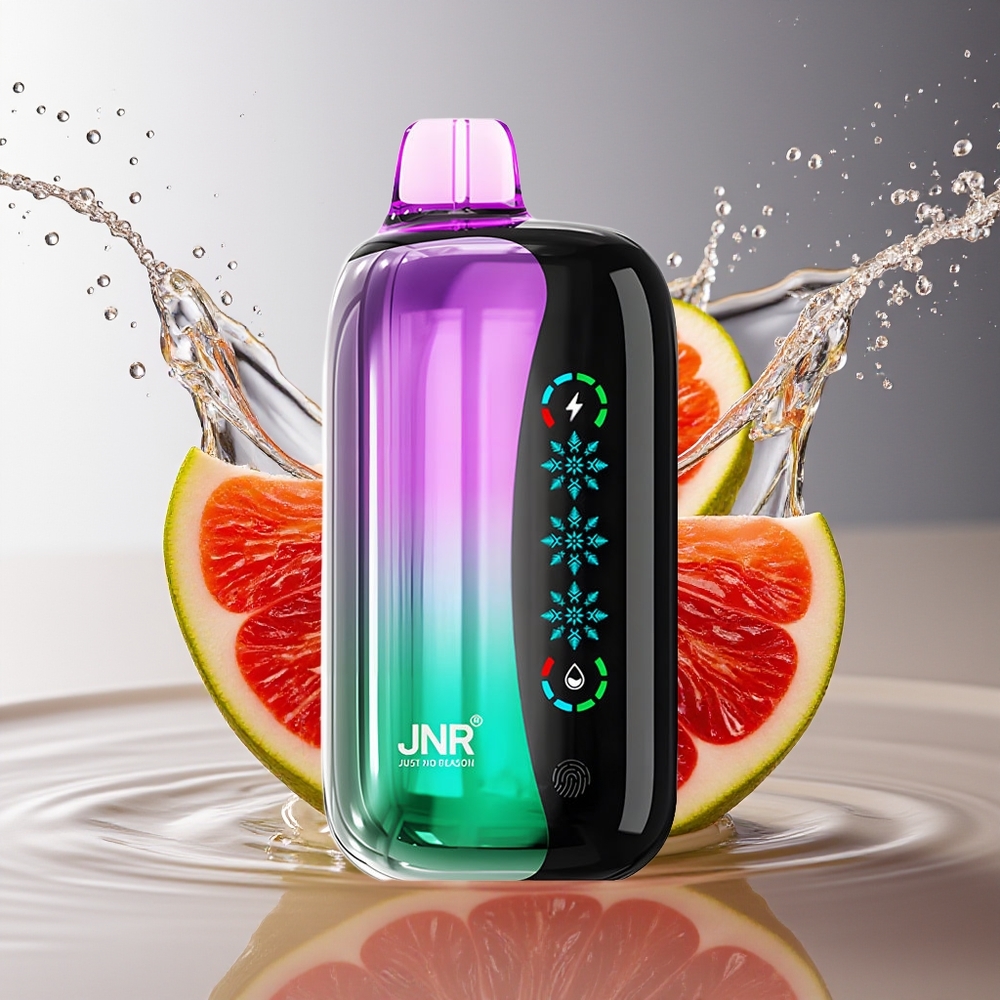 JNR Flex Ice 21000 Puffs Zure Kersen Gummies Aanpasbare IJs Scherm 26ml Dual Mesh Type-C