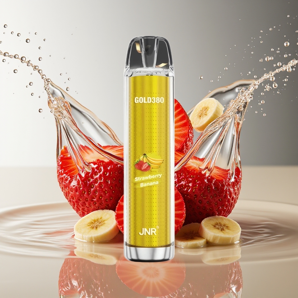 JNR Glod380 6000 Aardbei Banaan 1500mAh Mesh 13ml 0/2/5%