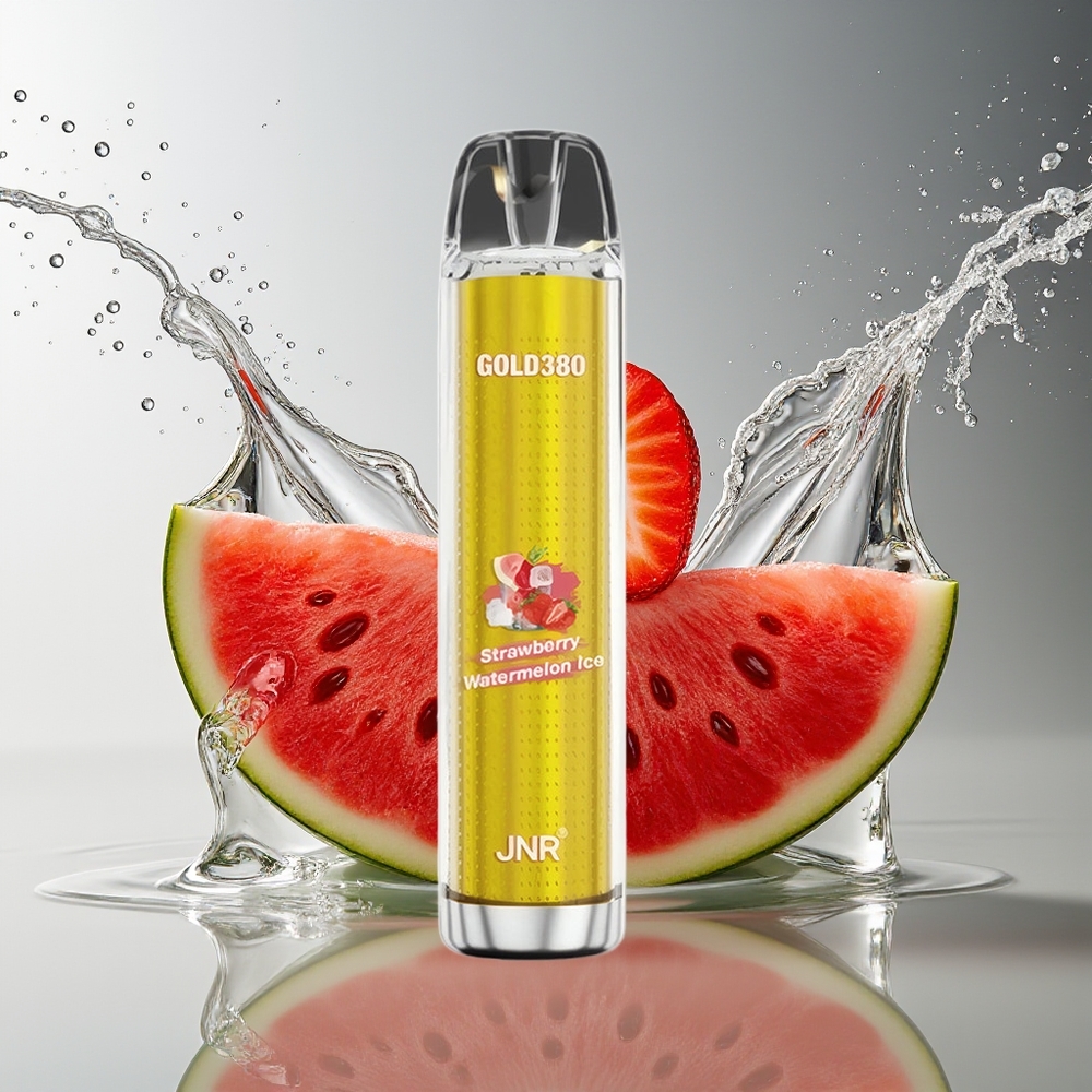 JNR Glod380 6000 Puffs Aardbei Watermeloen IJs Disposable 1500mAh 1.0ohm 13ml