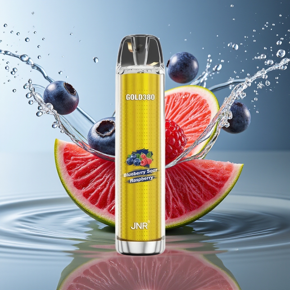 JNR Glod380 6000 Puffs Blauwe Bes Zure Framboos Wegwerp Vape 1500mAh 13ml