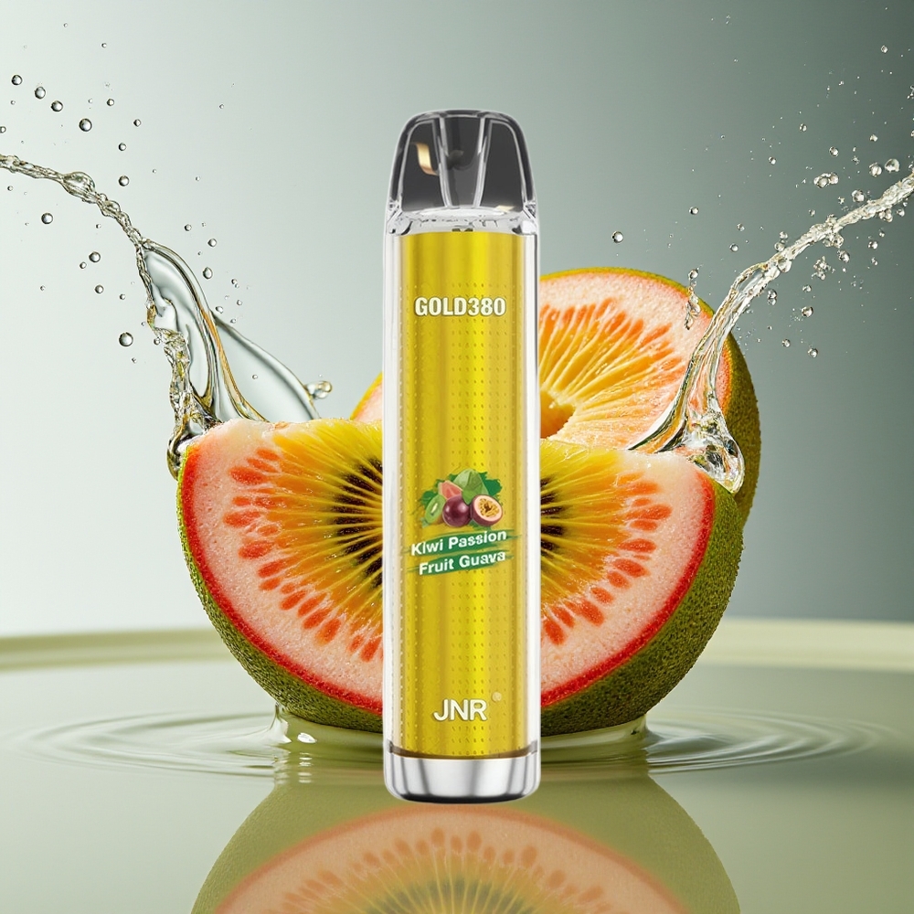 JNR Glod380 6000 Puffs Kiwi Passievrucht Guave Wegwerp Vape 1500mAh 13ml
