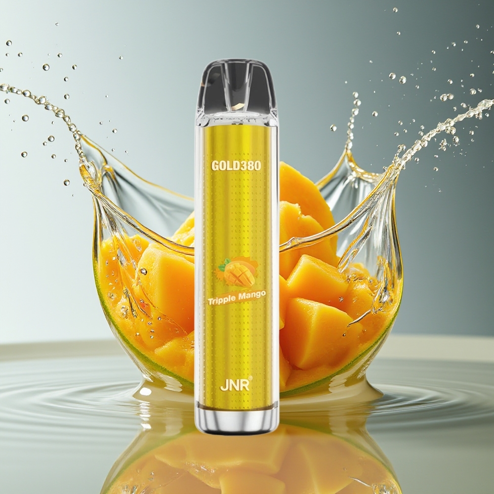 JNR Glod380 6000 Puffs Wegwerp Vape Drievoudige Mango 1500mAh 13ml
