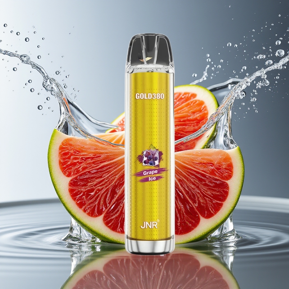 JNR Glod380 6000 Puffs Wegwerp Vape Druiven IJs 1500mAh Mesh 13ml 0/2/5%