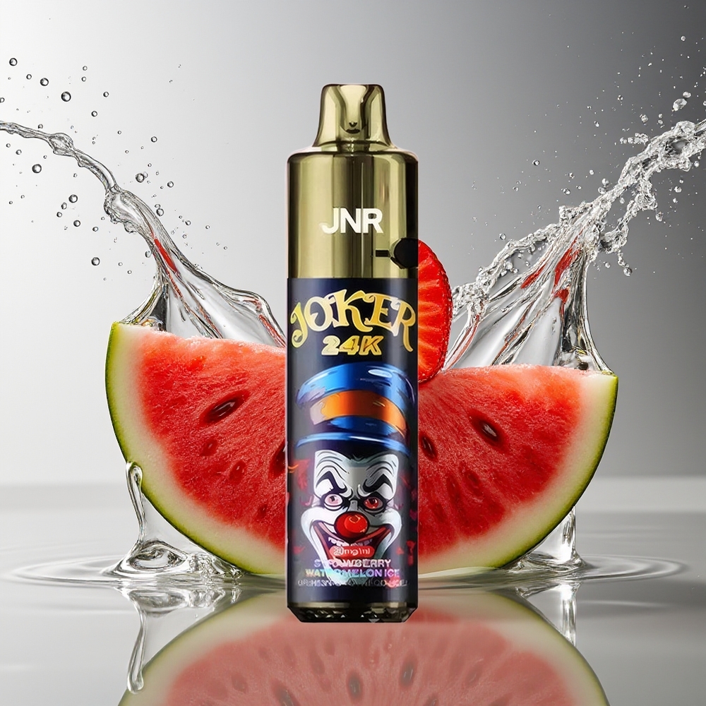 JNR Joker 24000 Puffs Aardbei Watermeloen IJs 2+10ml Zichtbaar Vloeistof 800mAh