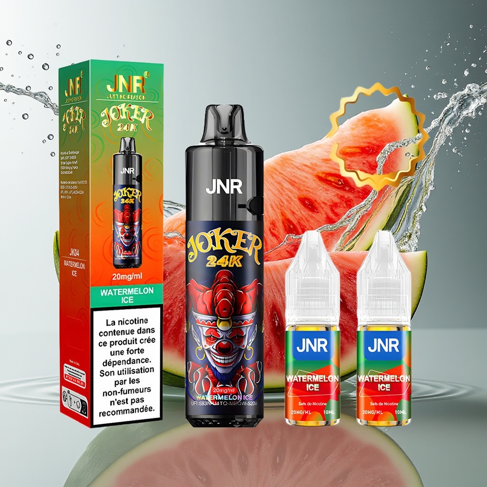 JNR Joker 24000 Puffs Watermeloen Ijs Wegwerp Vape 2% Nicotine 800mAh