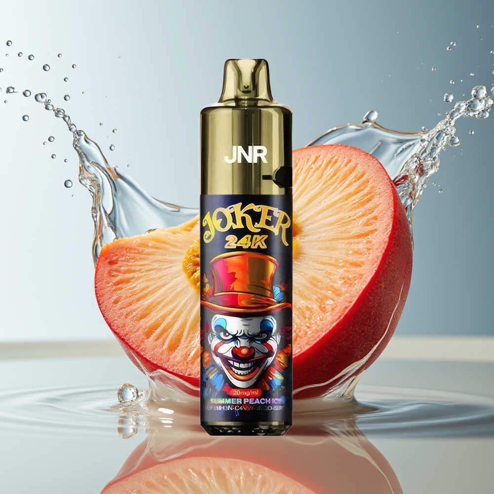 JNR Joker 24000 Puffs Zomerperzik IJs 2+10ml Refillable 800mAh Type-C