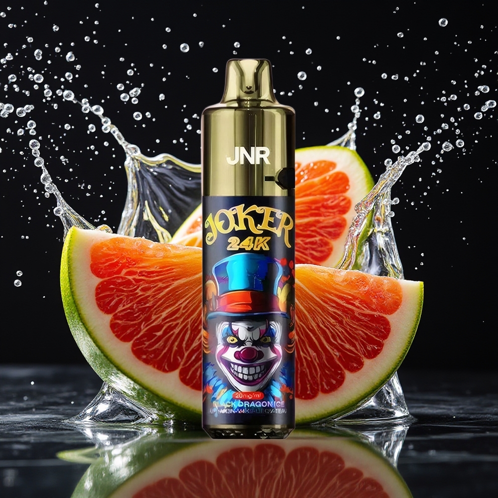 JNR Joker 24000 Puffs Zwarte Draak IJs Wegwerp Vape 2+10ml 2% Nicotine