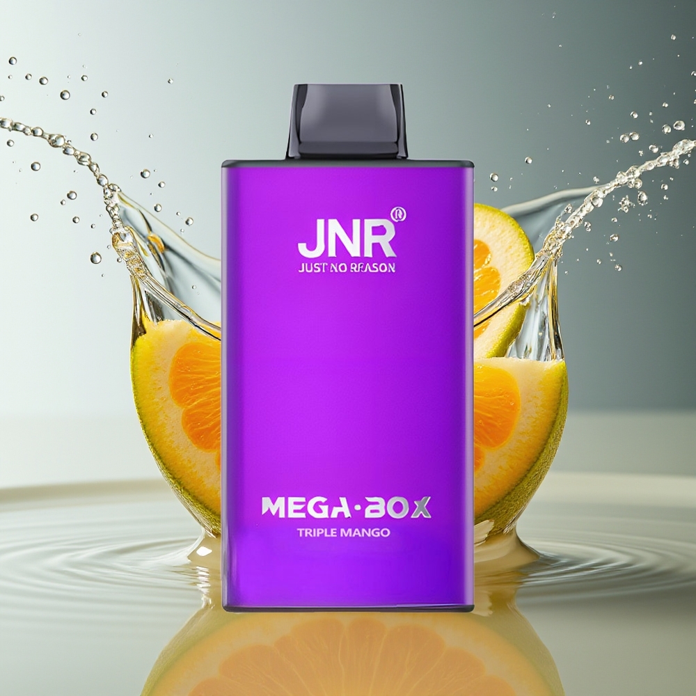 JNR Mega Box 25000 Puffs Disposable Triple Mango 30ml 850mAh Dual Mesh Type-C