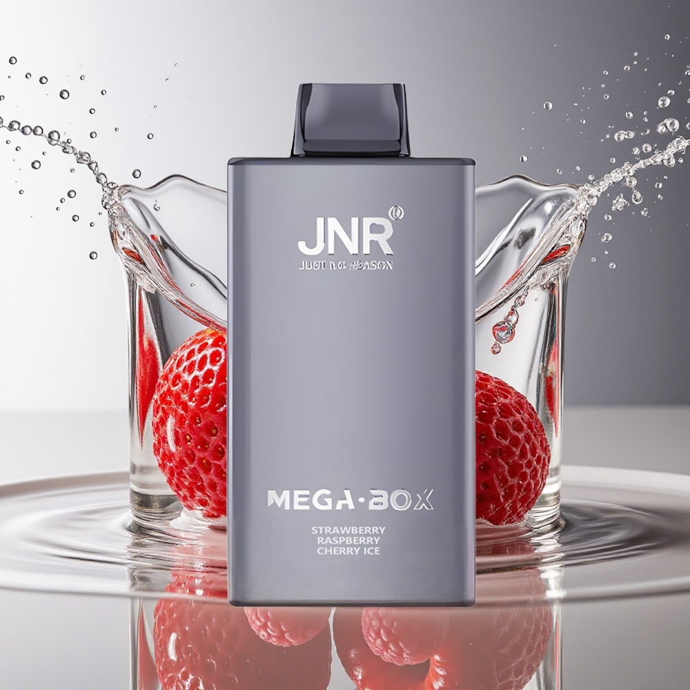JNR Mega Box 25000 Puffs Wegwerp Vape Aardbei Framboos Kers IJs Type-C Opladen Dual Mesh