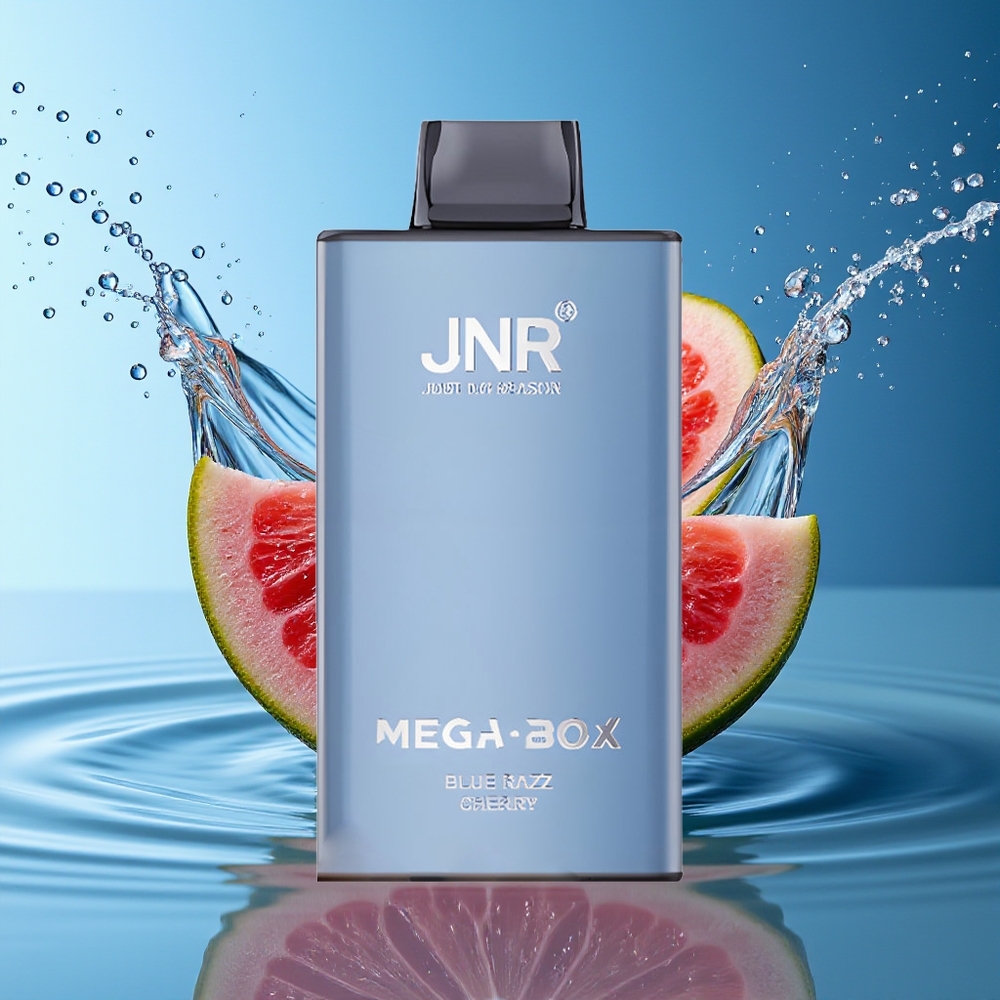 JNR Mega Box 25000 Puffs Wegwerp Vape Blauwe Framboos Kers Type-C Opladen Dual Mesh