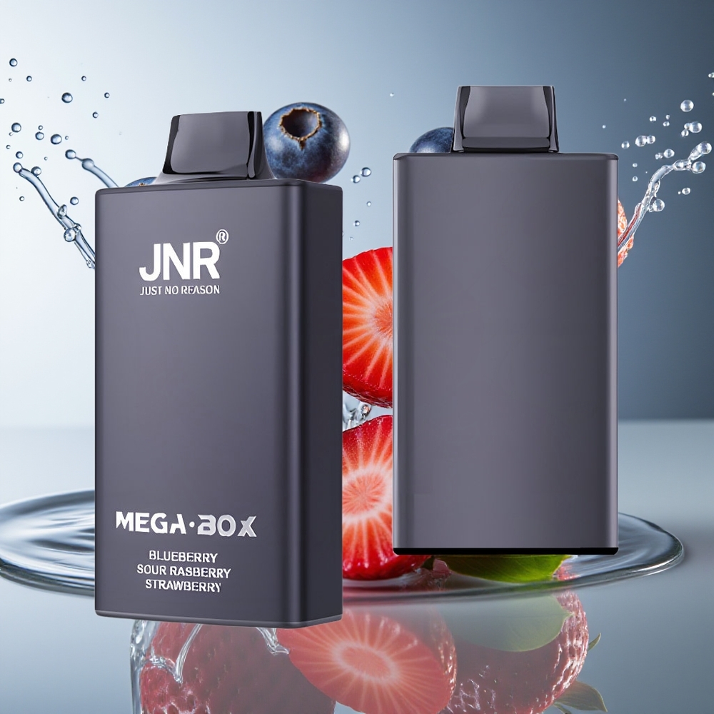 JNR Mega Box 25000 Puffs Wegwerp Vape Bosbes Zure Framboos Aardbei Dual Mesh Type-C