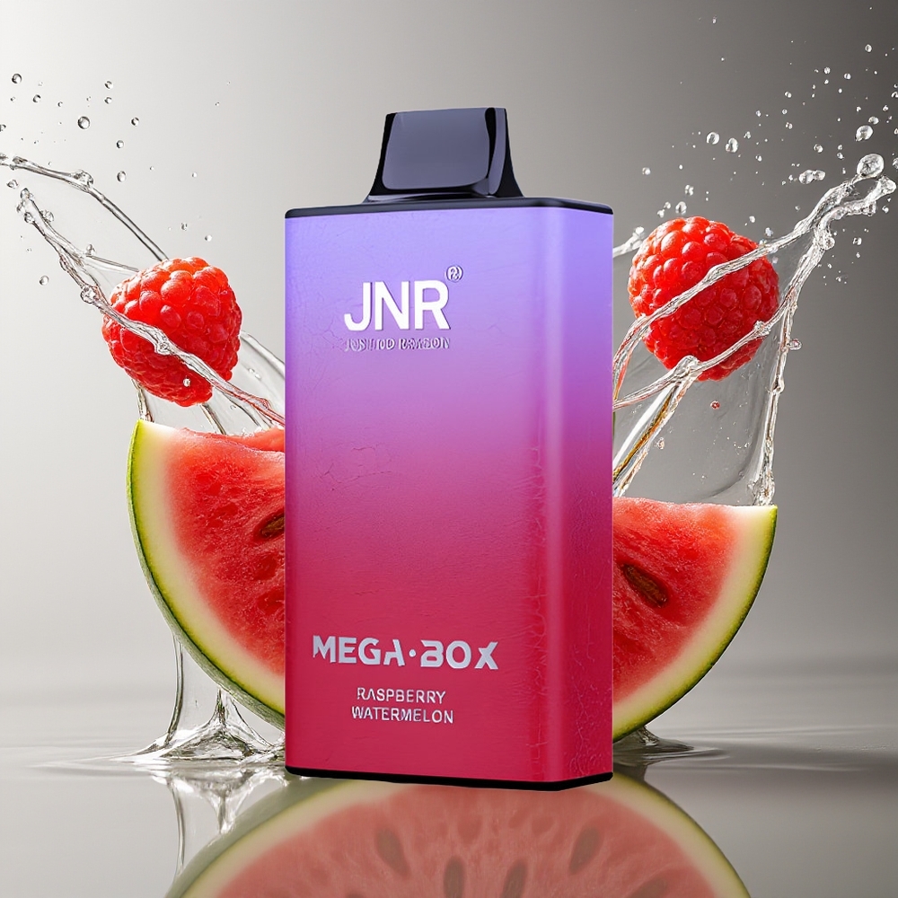 JNR Mega Box 25000 Puffs Wegwerp Vape Framboos Watermeloen Dual Mesh 30ml 850mAh