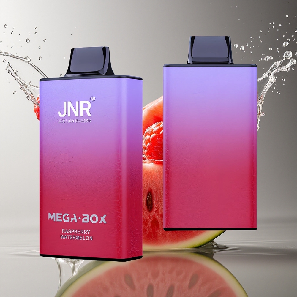 JNR Mega Box 25000 Puffs Wegwerp Vape Framboos Watermeloen Dual Mesh 30ml 850mAh