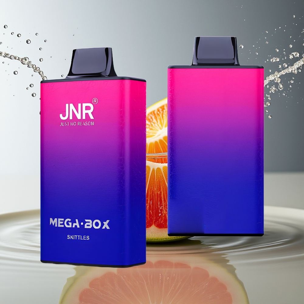 JNR Mega Box 25000 Puffs Wegwerp Vape Regenboog Dual Mesh 30ml 850mAh