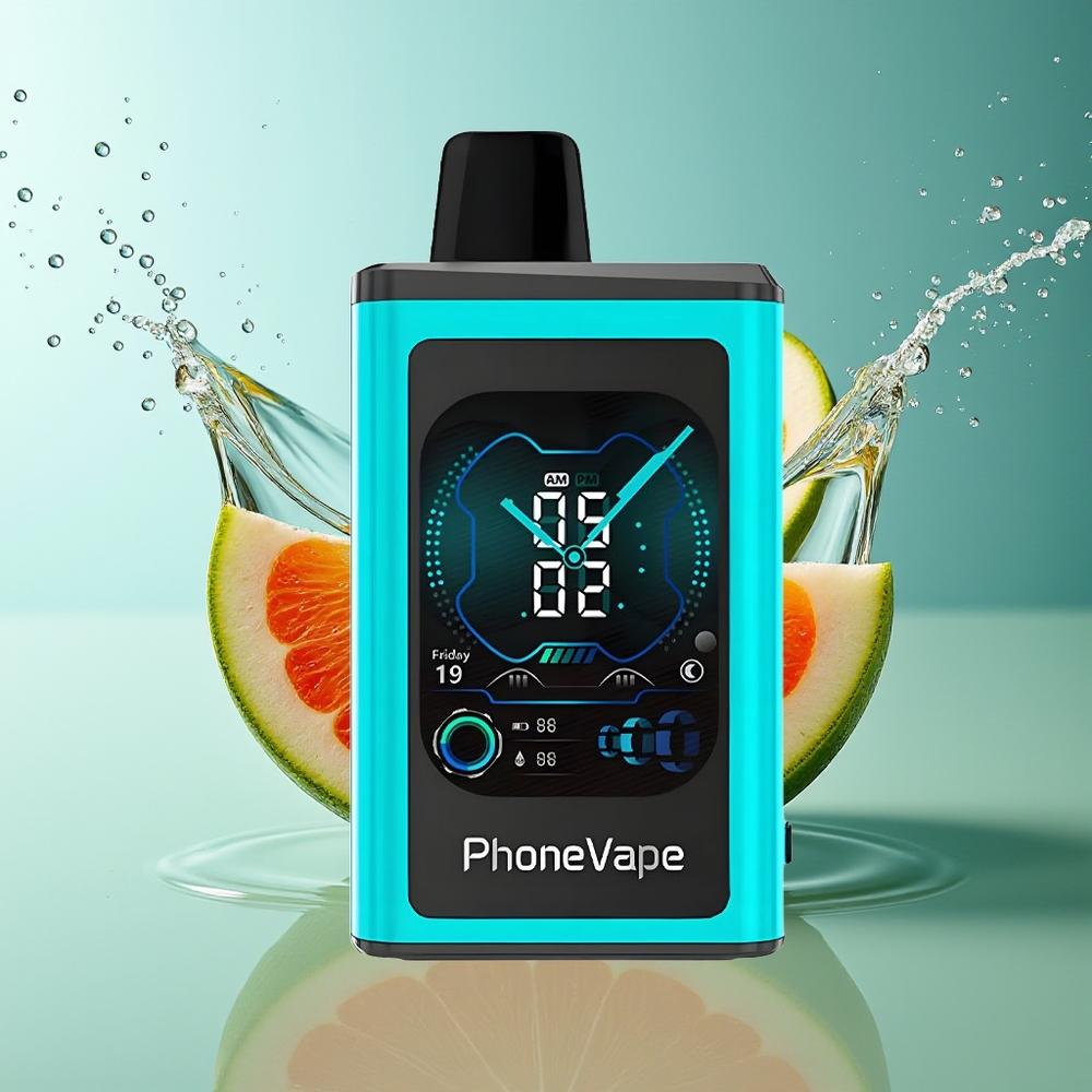 JNR PhoneVape 30000 puffs Miami Munt Wegwerp Vape Turbo Type-C App Scherm