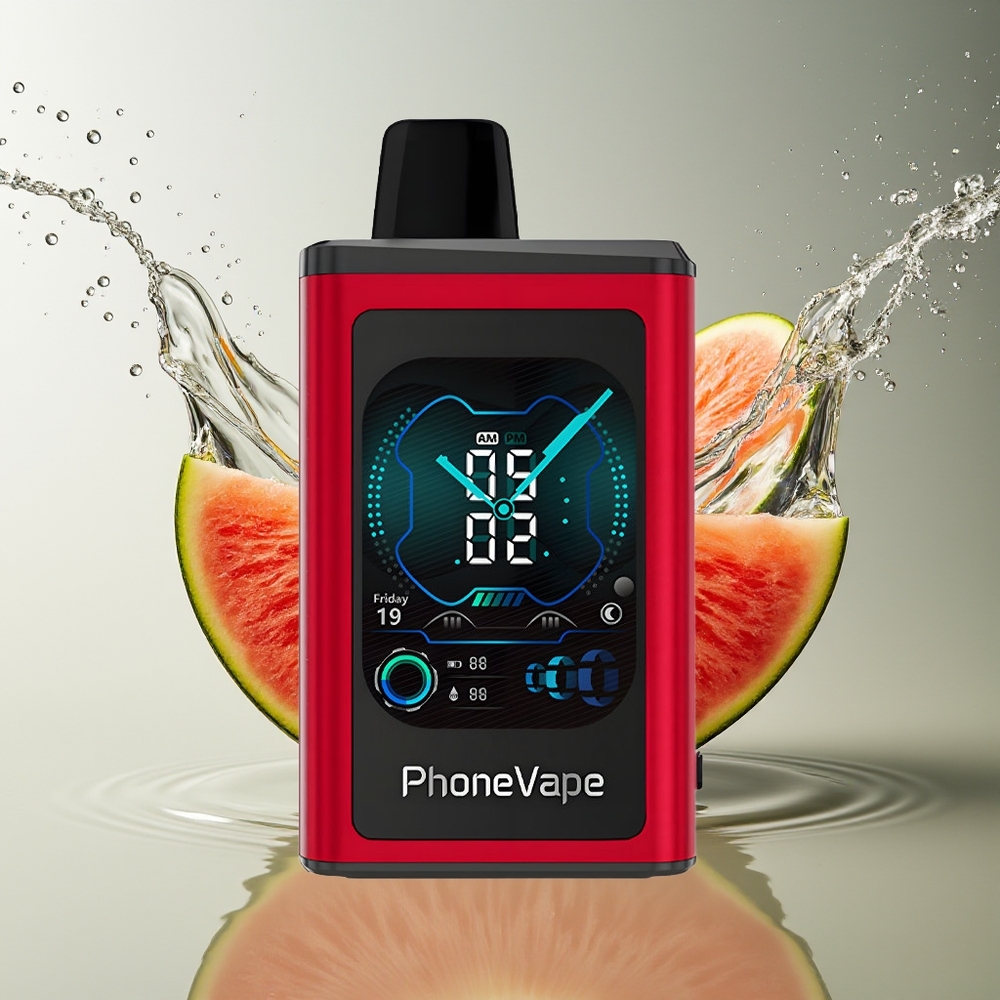 JNR PhoneVape 30000 puffs Wegwerp Vape Perzik Mango Watermelon Type-C Oplaadbaar Scherm