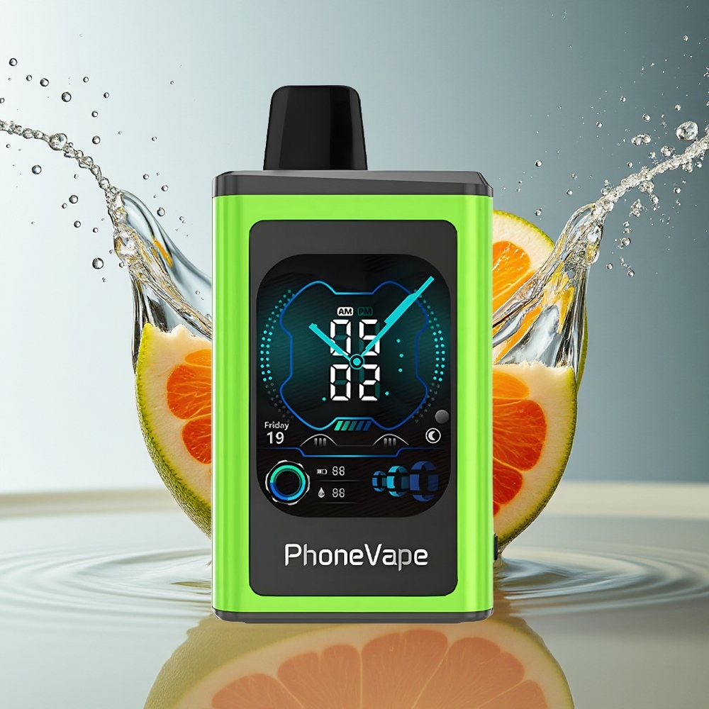 JNR PhoneVape 30000 puffs Wegwerp Vape Zure Appel Ijs 850mAh Turbo Scherm