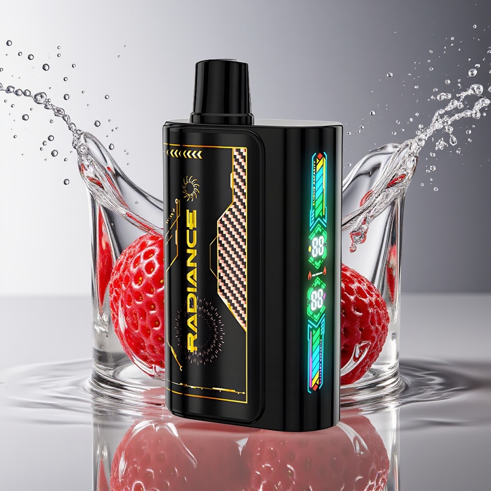 JNR Radiance 31000 Puffs Aardbei Framboos Kers IJs 28ml Dual Mesh 950mAh Type-C