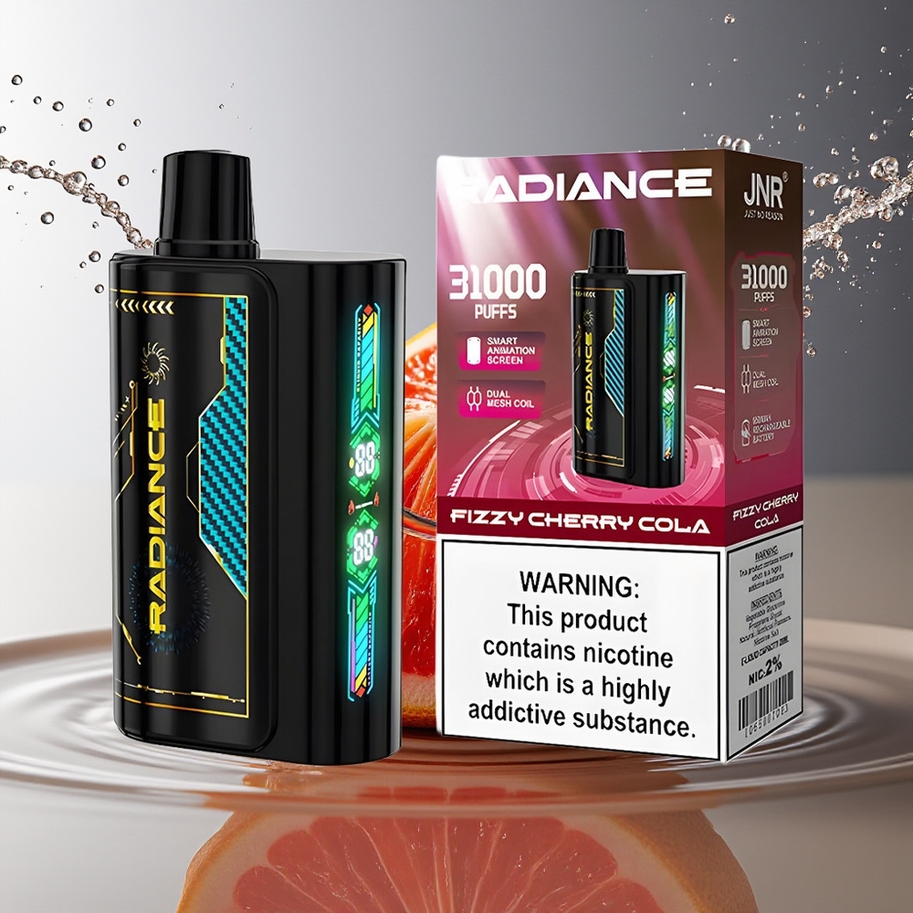 JNR Radiance 31000 Puffs Frisse Kersencola Dual Mesh 28ml Type-C 2%