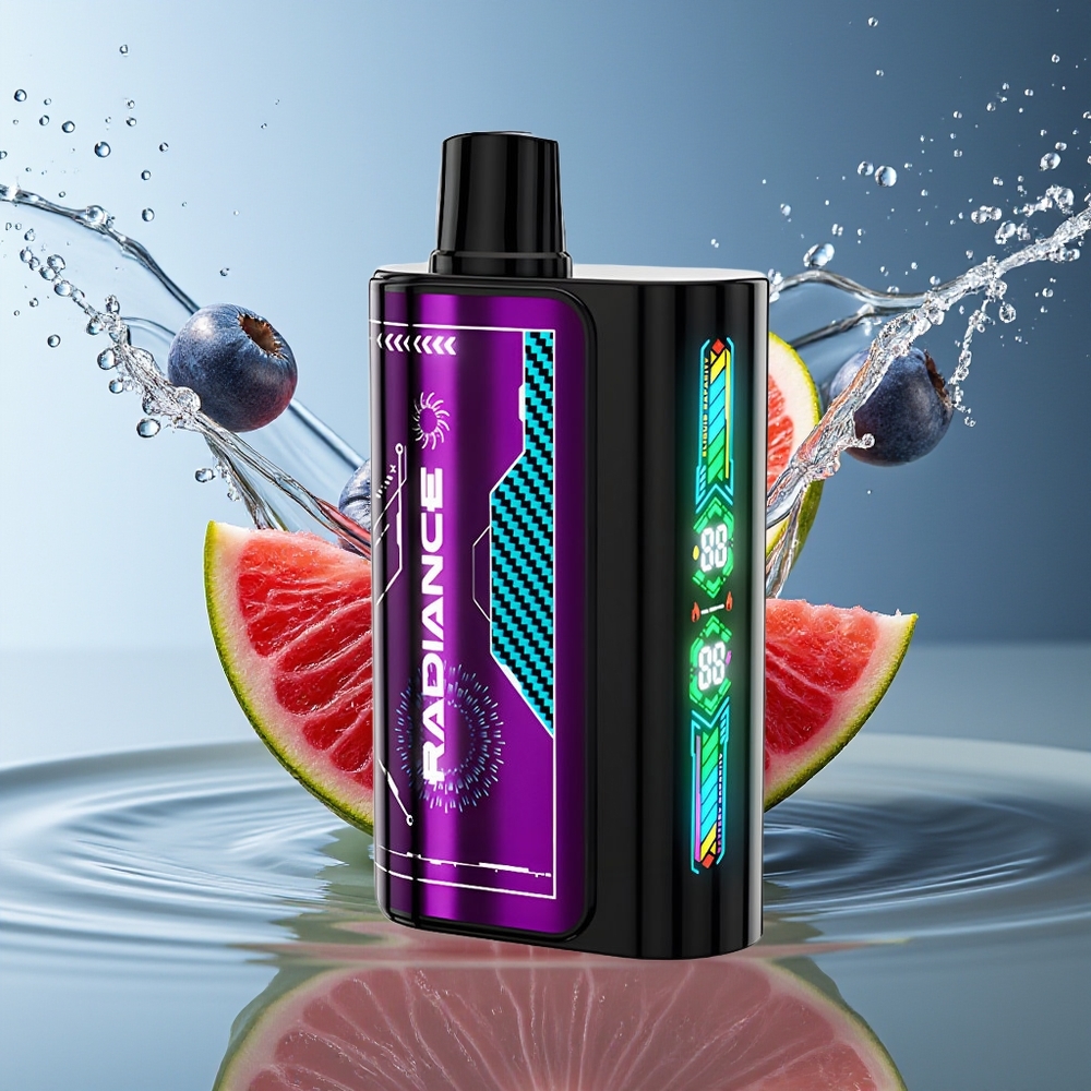 JNR Radiance 31000 Puffs Wegwerp Vape Blauwe Bes Zure Framboos 28ml Dual Mesh 950mAh