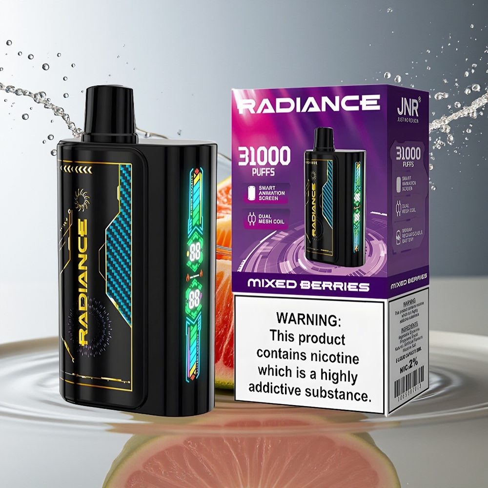 JNR Radiance 31000 Puffs Wegwerp Vape Gemengde Bessen Dual Mesh 950mAh