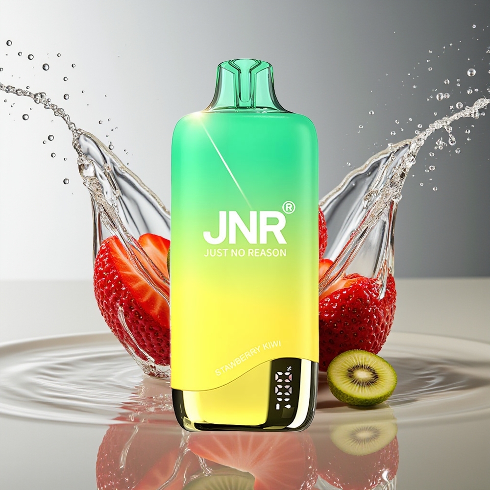 JNR Rainbow 10500 Puffs Wegwerp Vape Aardbei Kiwi 18ml 600mAh USB-C Mesh