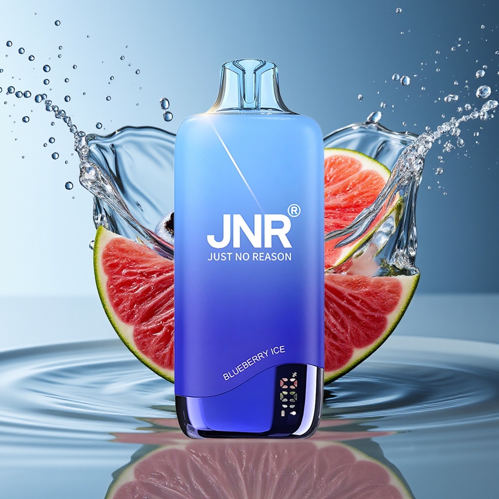 JNR Rainbow 10500 Puffs Wegwerp Vape Blauwe Bes IJs 600mAh Mesh 18ml USB-C