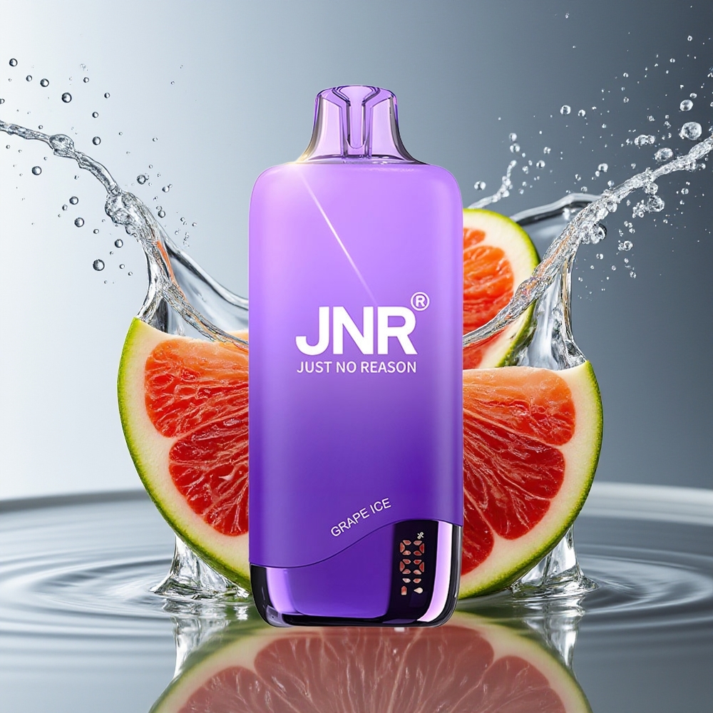 JNR Rainbow 10500 Puffs Wegwerp Vape Druiven IJs 600mAh 18ml Mesh