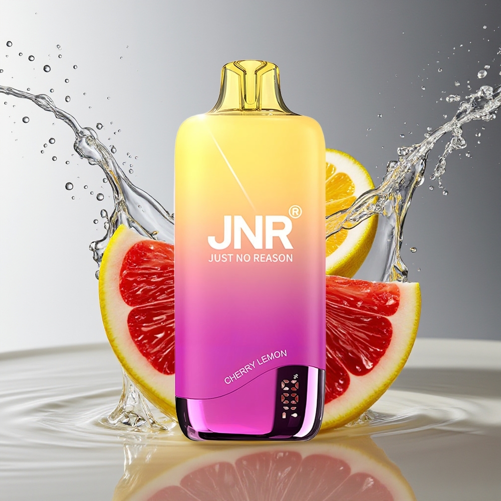JNR Rainbow 10500 Puffs Wegwerp Vape Kers Citroen 0.8ohm Mesh 18ml USB-C