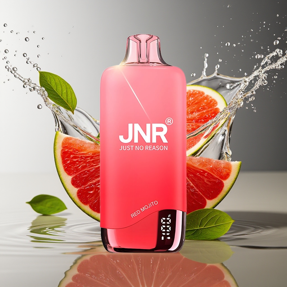 JNR Rainbow 10500 Puffs Wegwerp Vape Rode Mojito 18ml Mesh 0%