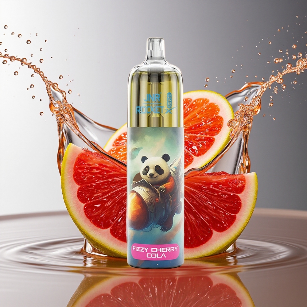 JNR Rocket-X 12400 Puffs Fizzy Kers Cola RGB Licht Mesh Coil Type-C 25ml