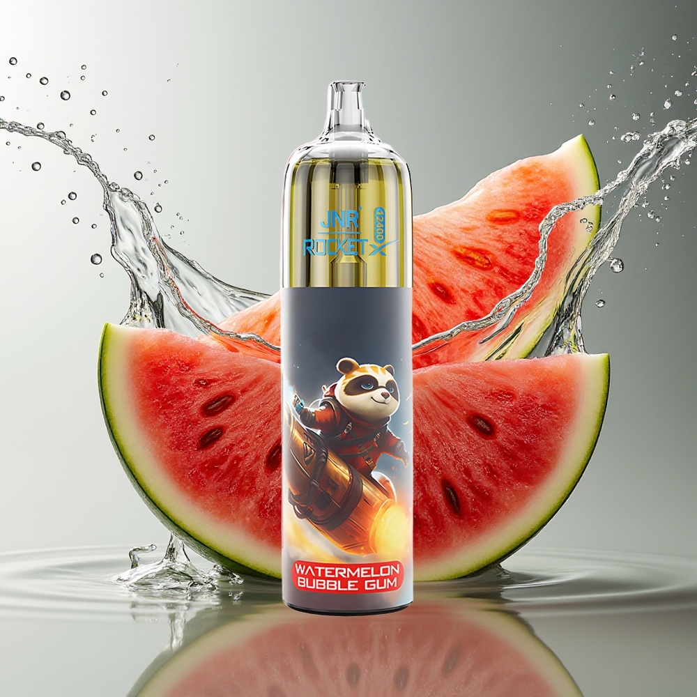 JNR Rocket-X 12400 Puffs Watermelon Bubblegom Aanpasbare Luchtstroom RGB Type-C Opladen