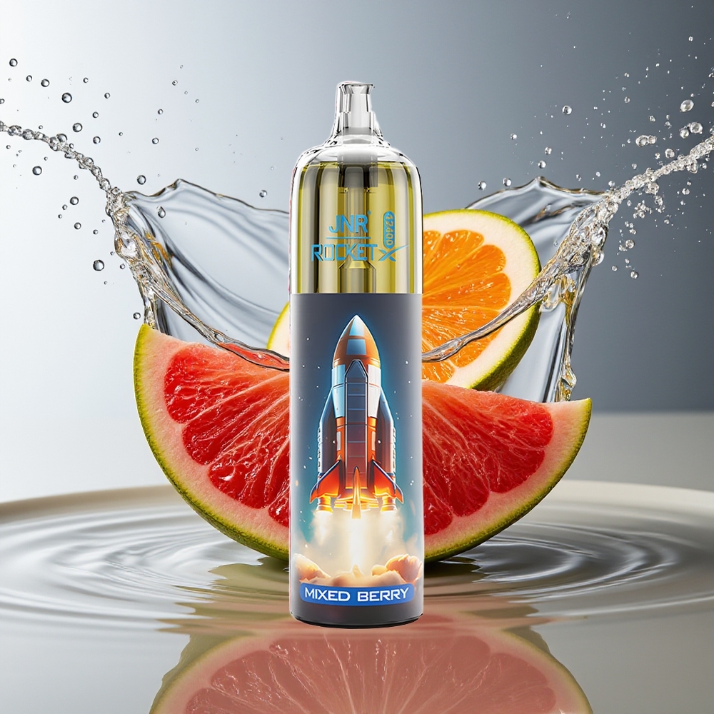JNR Rocket-X 12400 Puffs Wegwerp Vape Gemengde Bes Type-C Snel Opladen RGB 850mAh